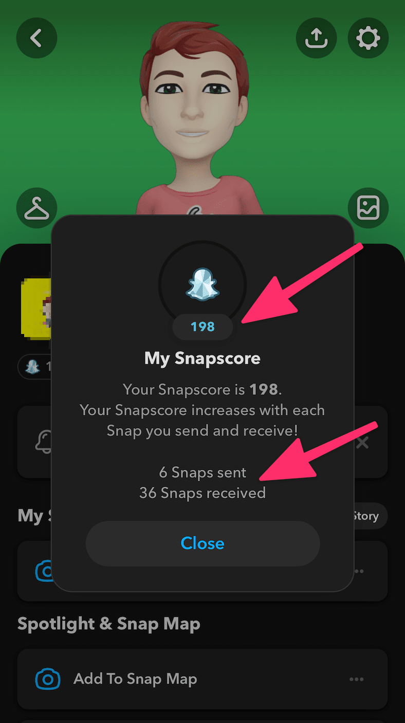 how to get snap score up view snaps sent and received growfollowing.com